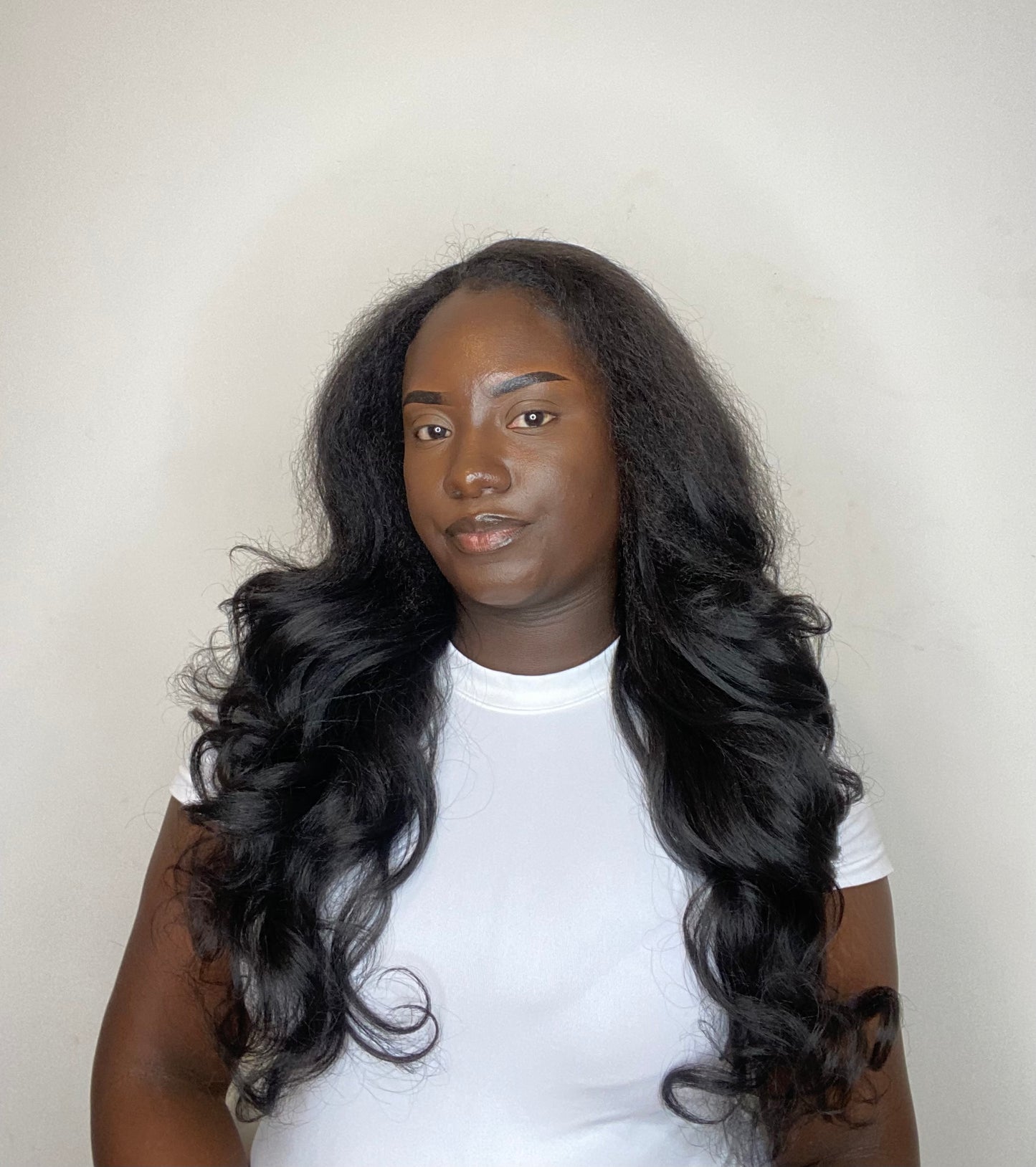 NYUKU - BODYWAVE BLEND SYNTHETIC HALF WIG