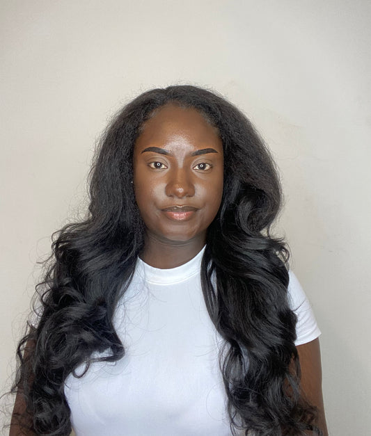 NYUKU - BODYWAVE BLEND SYNTHETIC HALF WIG